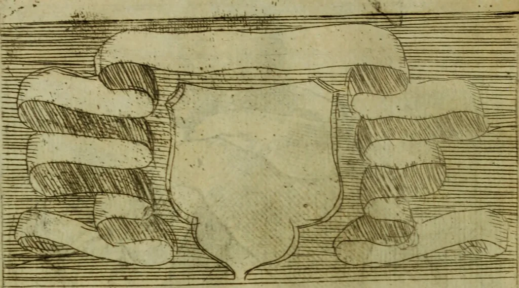An illustration from Briefve histoire de l'institution des ordres religieux : avec les figures de leurs habits, 1680, leaf 165
