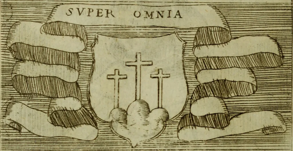 An illustration from Briefve histoire de l'institution des ordres religieux : avec les figures de leurs habits, 1680, leaf 177