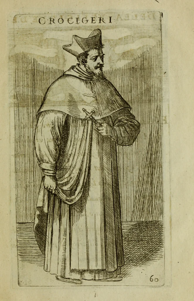 An illustration from Briefve histoire de l'institution des ordres religieux : avec les figures de leurs habits, 1680, leaf 178