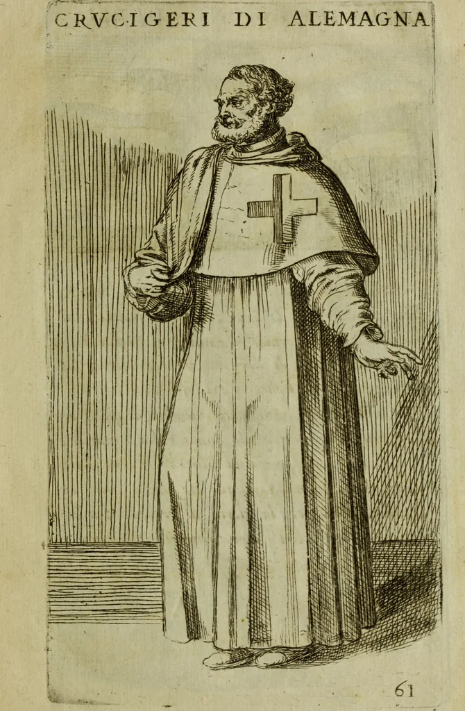 An illustration from Briefve histoire de l'institution des ordres religieux : avec les figures de leurs habits, 1680, leaf 180