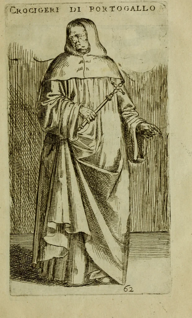 An illustration from Briefve histoire de l'institution des ordres religieux : avec les figures de leurs habits, 1680, leaf 182
