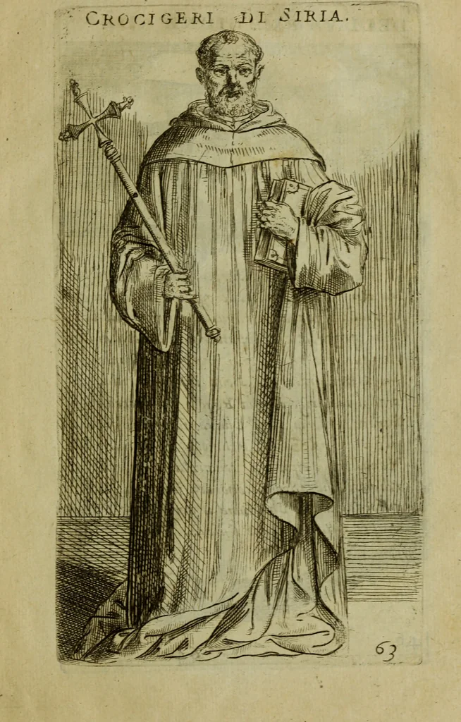 An illustration from Briefve histoire de l'institution des ordres religieux : avec les figures de leurs habits, 1680, leaf 184