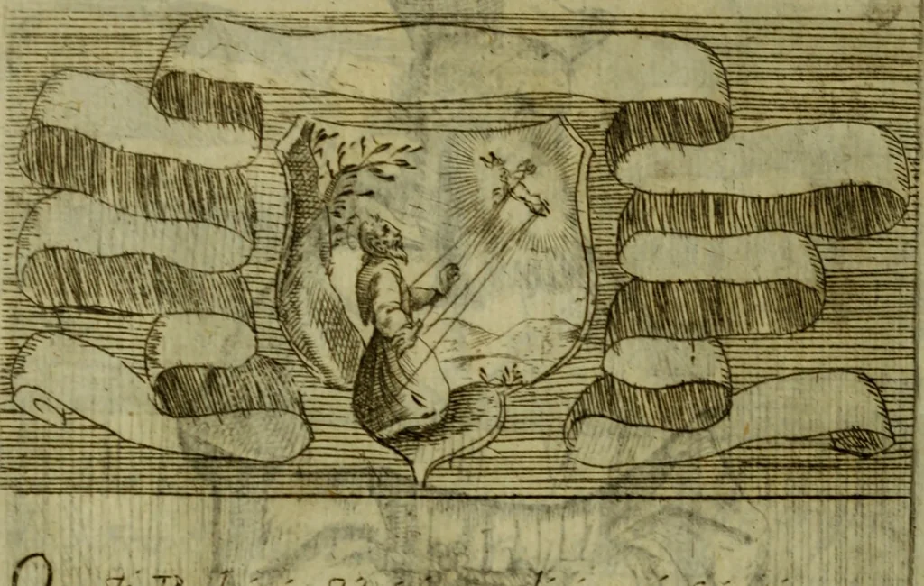 An illustration from Briefve histoire de l'institution des ordres religieux : avec les figures de leurs habits, 1680, leaf 191