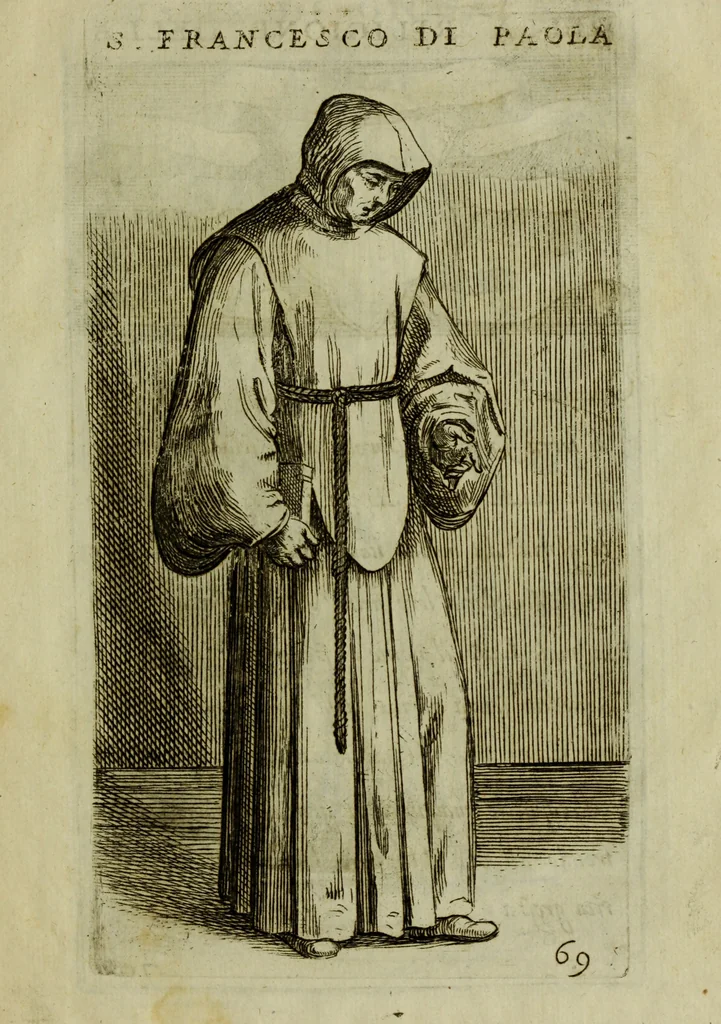 An illustration from Briefve histoire de l'institution des ordres religieux : avec les figures de leurs habits, 1680, leaf 196