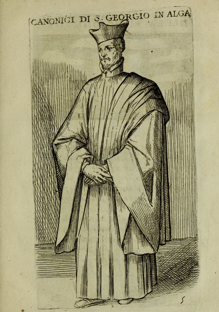 An illustration from Briefve histoire de l'institution des ordres religieux : avec les figures de leurs habits, 1680, leaf 70
