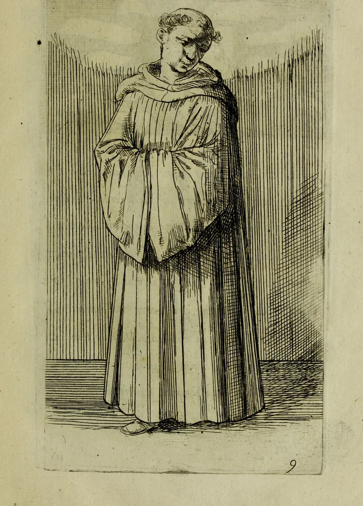 An illustration from Briefve histoire de l'institution des ordres religieux : avec les figures de leurs habits, 1680, leaf 78