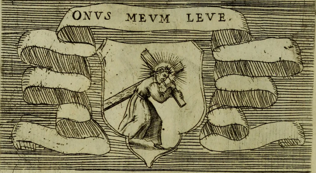 An illustration from Briefve histoire de l'institution des ordres religieux : avec les figures de leurs habits, 1680, leaf 81
