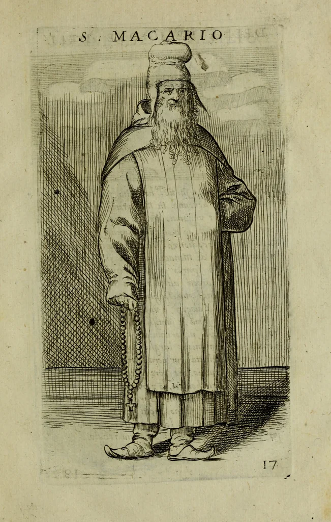 An illustration from Briefve histoire de l'institution des ordres religieux : avec les figures de leurs habits, 1680, leaf 94