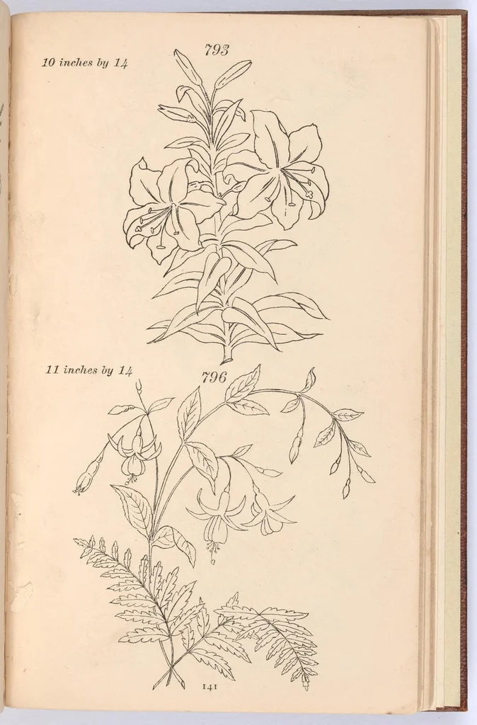 An illustration from Briggs & Co.'s patent transferring papers, 1880, leaf 128