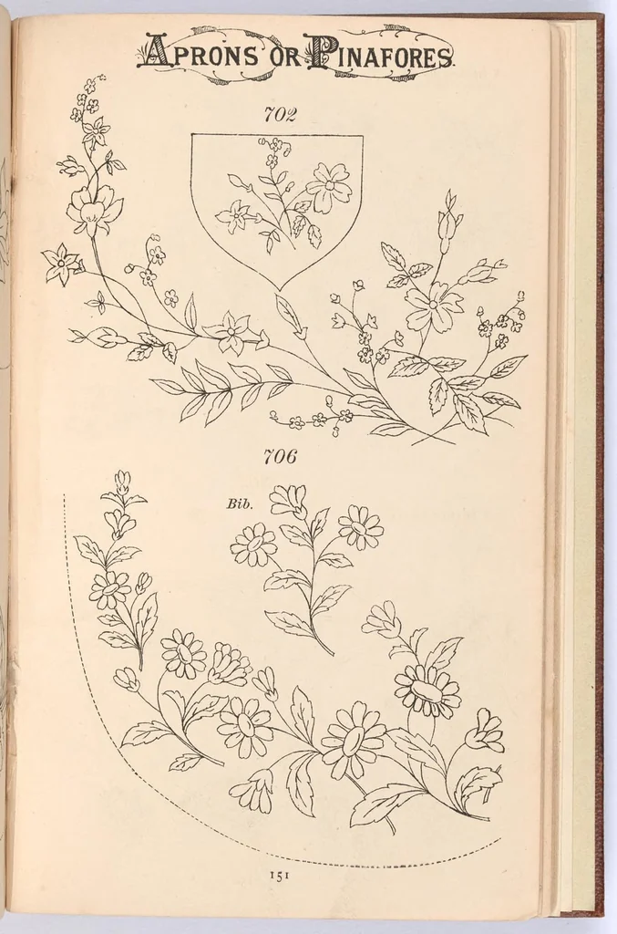 An illustration from Briggs & Co.'s patent transferring papers, 1880, leaf 136