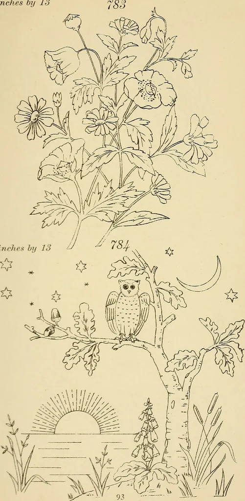 An illustration from Briggs & Co.'s patent transferring papers : protected by Her Most Gracious Majesty's royal letters patent, 1880, leaf 104