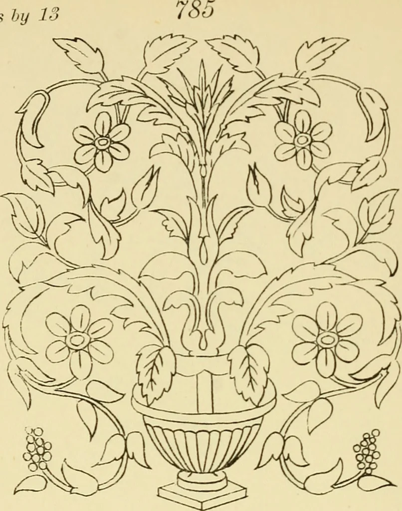 An illustration from Briggs & Co.'s patent transferring papers : protected by Her Most Gracious Majesty's royal letters patent, 1880, leaf 105