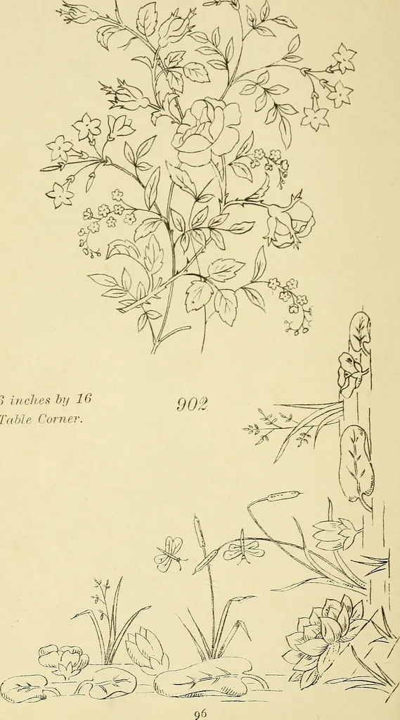 An illustration from Briggs & Co.'s patent transferring papers : protected by Her Most Gracious Majesty's royal letters patent, 1880, leaf 107