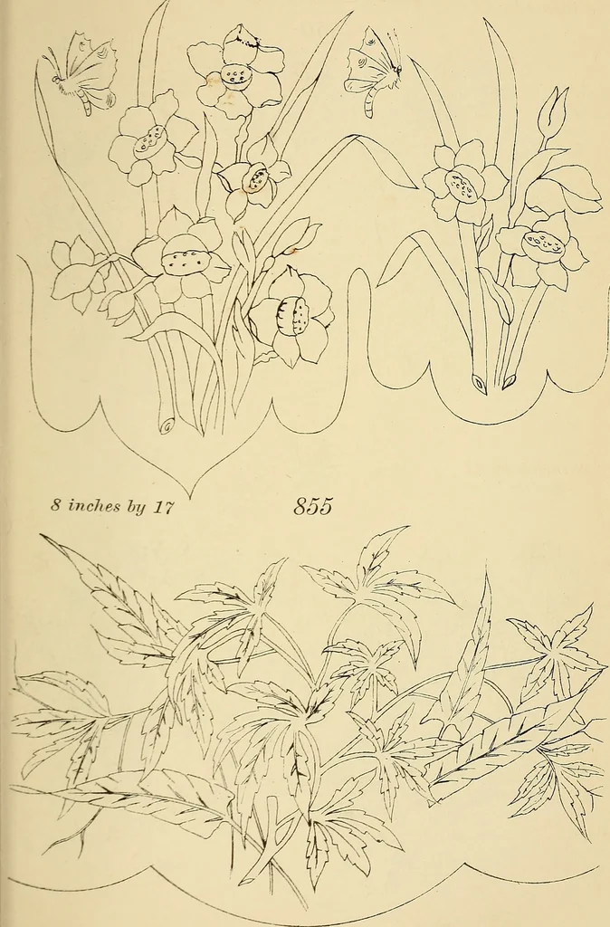 An illustration from Briggs & Co.'s patent transferring papers : protected by Her Most Gracious Majesty's royal letters patent, 1880, leaf 112