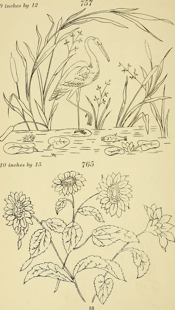 An illustration from Briggs & Co.'s patent transferring papers : protected by Her Most Gracious Majesty's royal letters patent, 1880, leaf 99