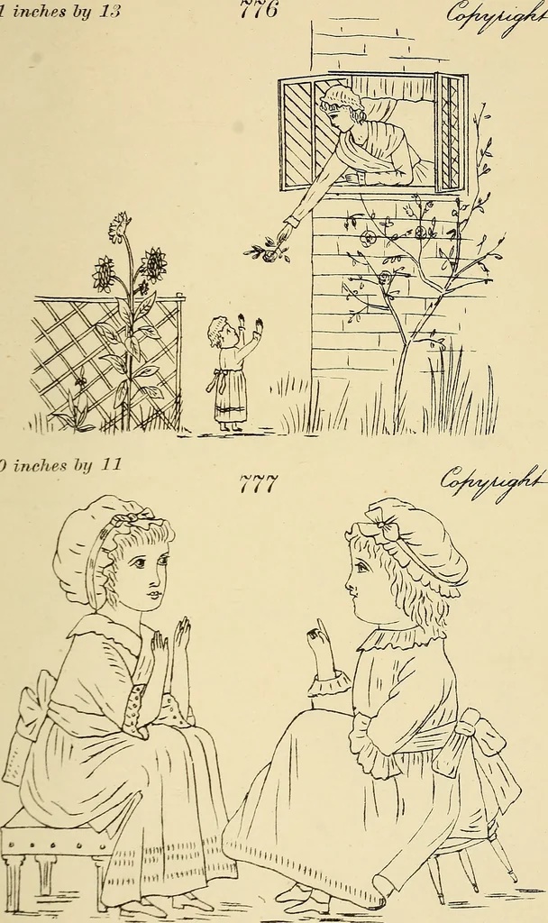 An illustration from Briggs & Co.'s patent transferring papers : patented for the United States of America, 1880, leaf 154