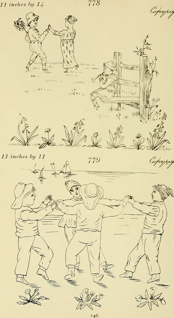 An illustration from Briggs & Co.'s patent transferring papers : patented for the United States of America, 1880, leaf 155