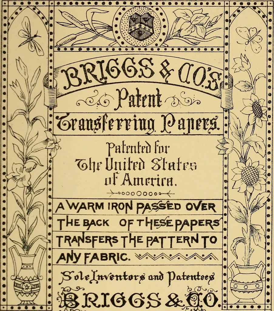 An illustration from Briggs & Co.'s patent transferring papers : patented for the United States of America, 1880, leaf 194
