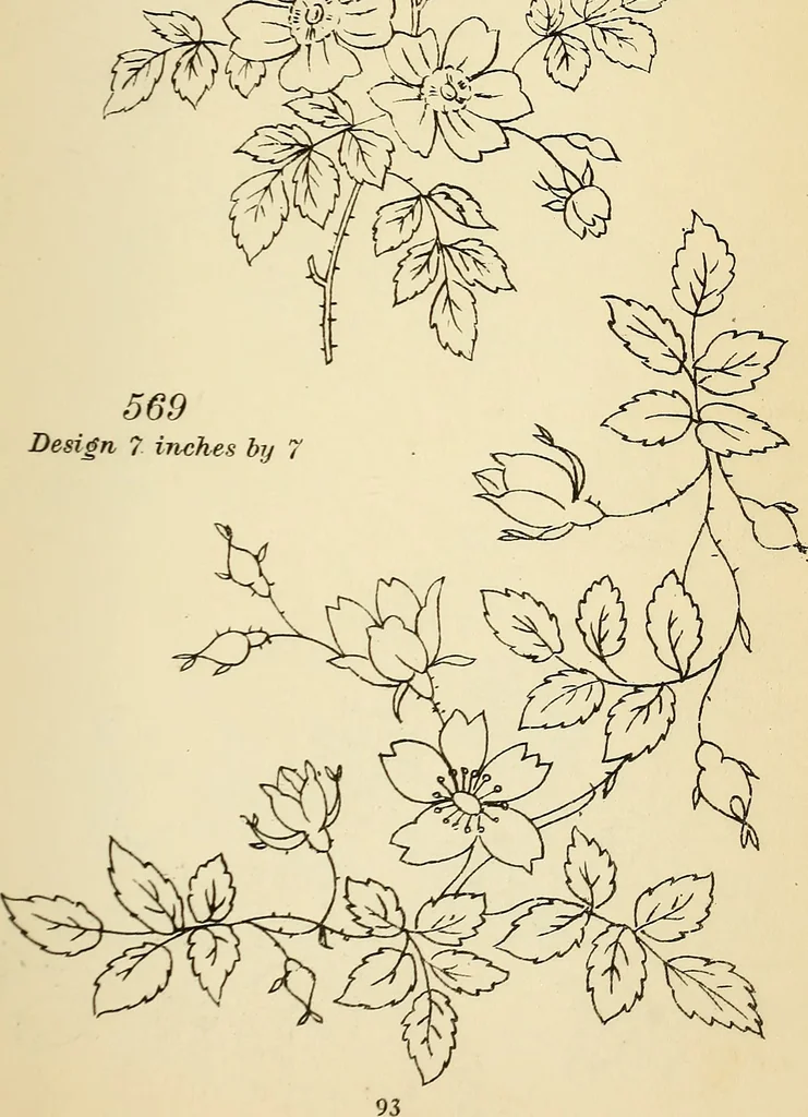 An illustration from Briggs' patent transferring designs, 1880, leaf 100