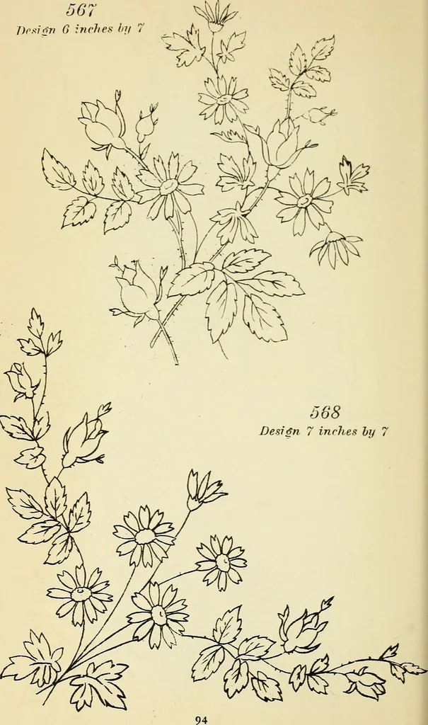 An illustration from Briggs' patent transferring designs, 1880, leaf 101