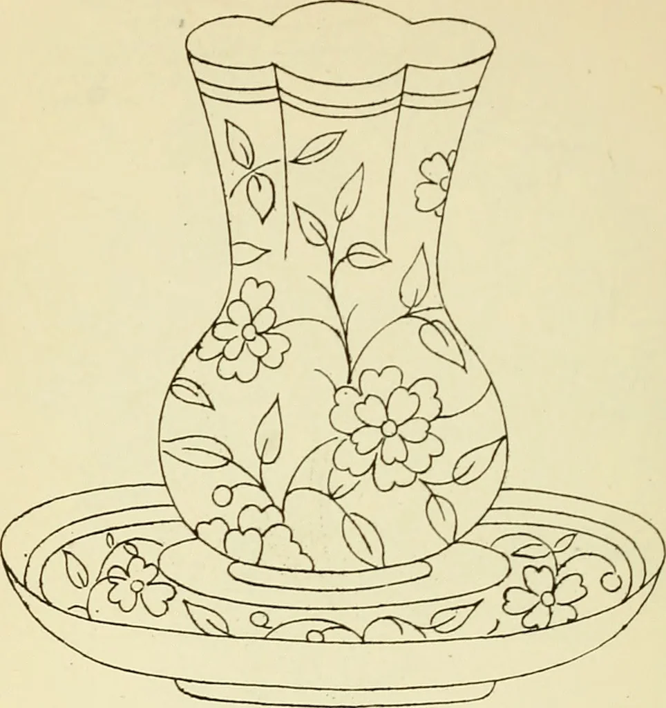 An illustration from Briggs' patent transferring designs, 1880, leaf 115