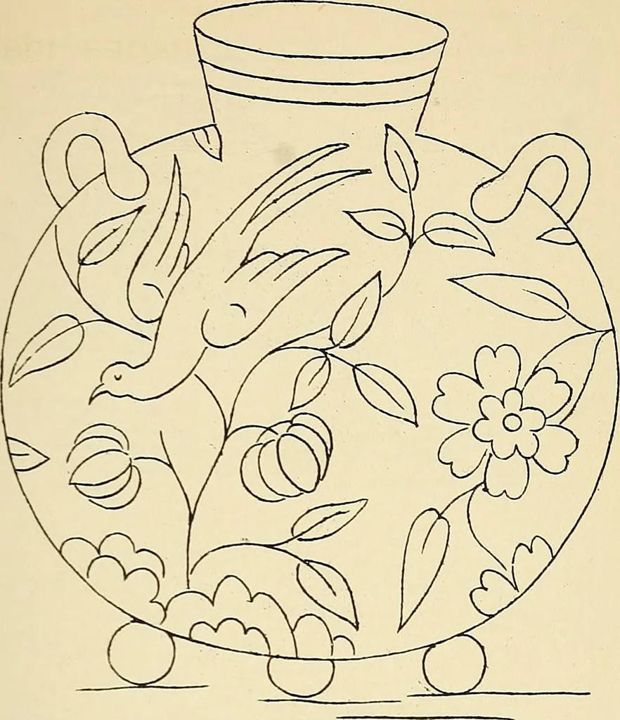 An illustration from Briggs' patent transferring designs, 1880, leaf 116