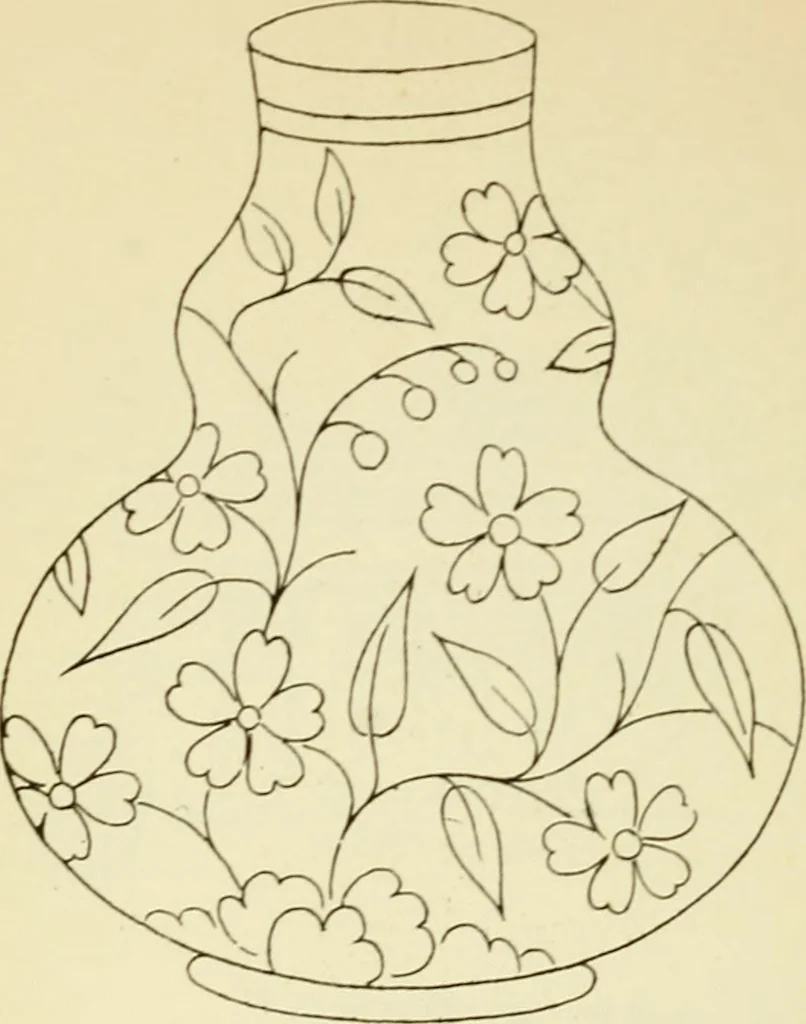 An illustration from Briggs' patent transferring designs, 1880, leaf 119