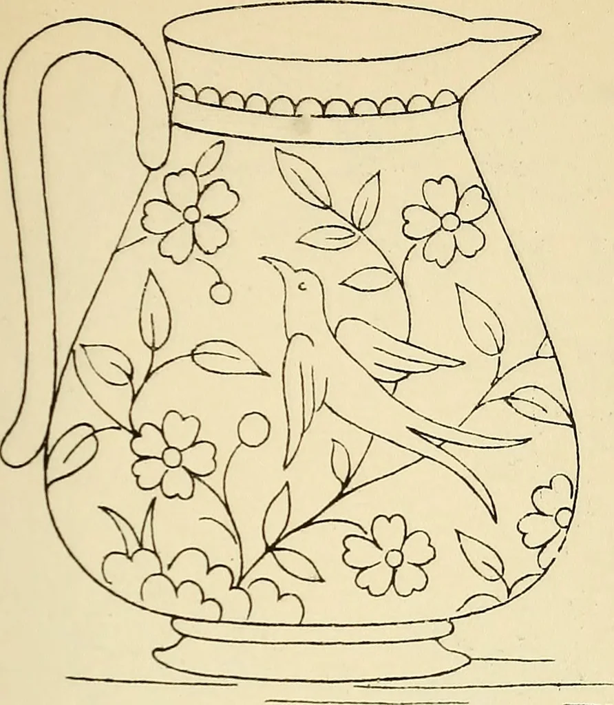 An illustration from Briggs' patent transferring designs, 1880, leaf 120