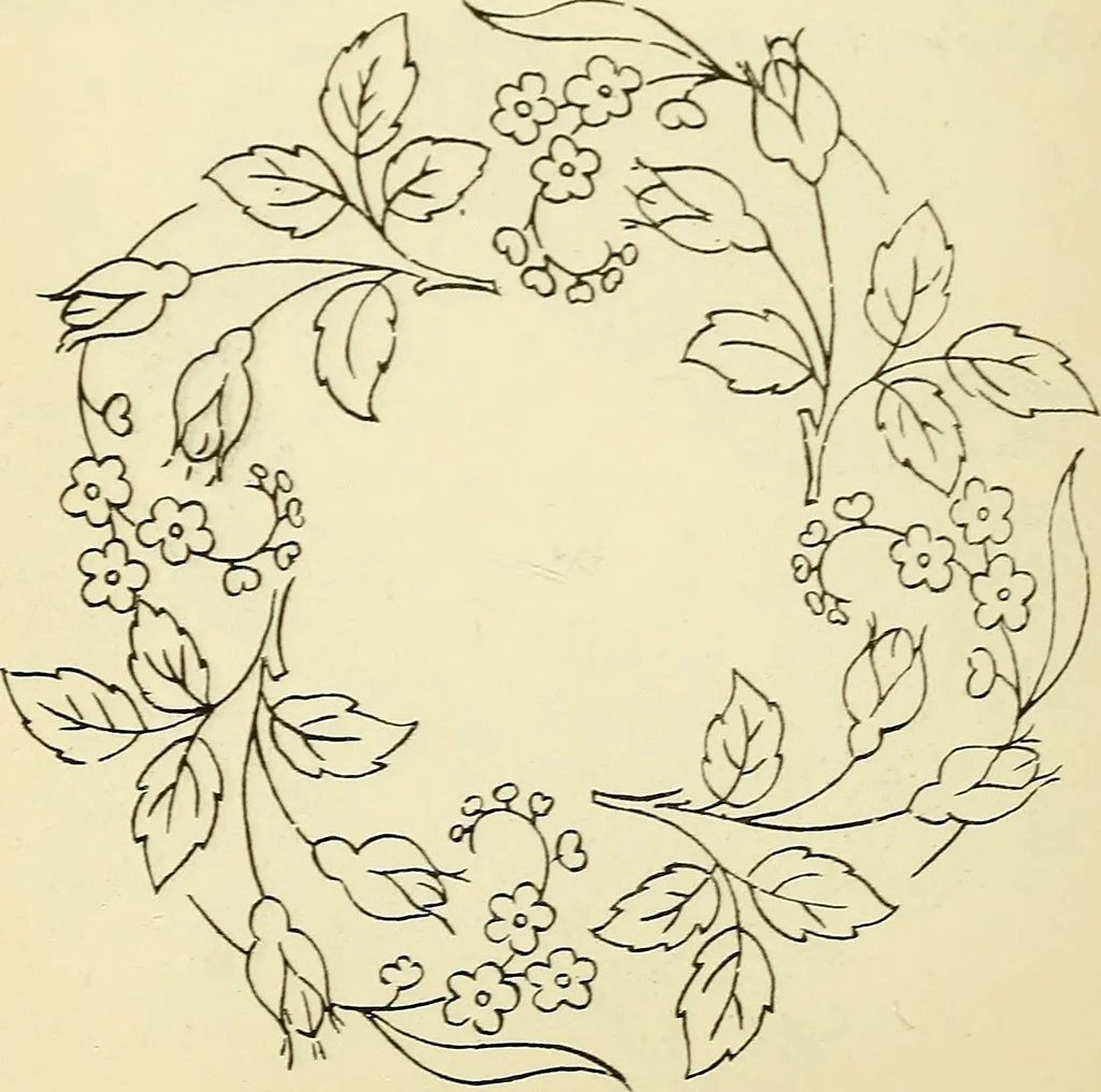 An illustration from Briggs' patent transferring designs, 1880, leaf 123