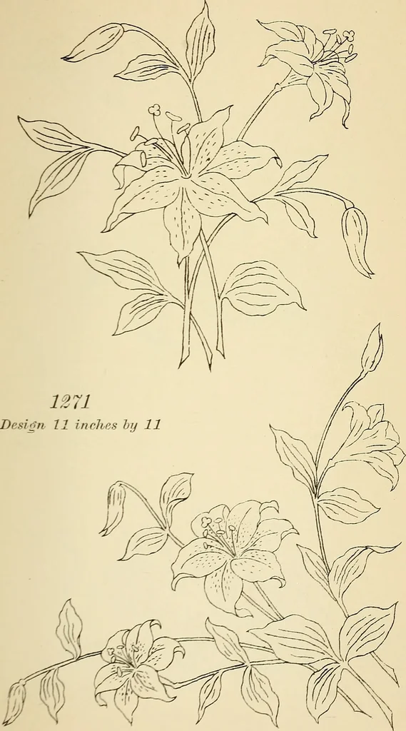 An illustration from Briggs' patent transferring designs, 1880, leaf 138