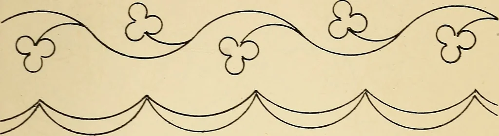 An illustration from Briggs' patent transferring designs, 1880, leaf 14