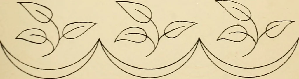 An illustration from Briggs' patent transferring designs, 1880, leaf 14