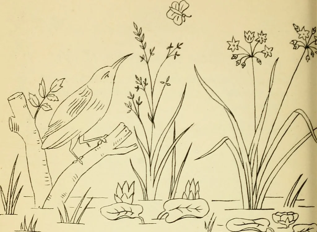 An illustration from Briggs' patent transferring designs, 1880, leaf 143