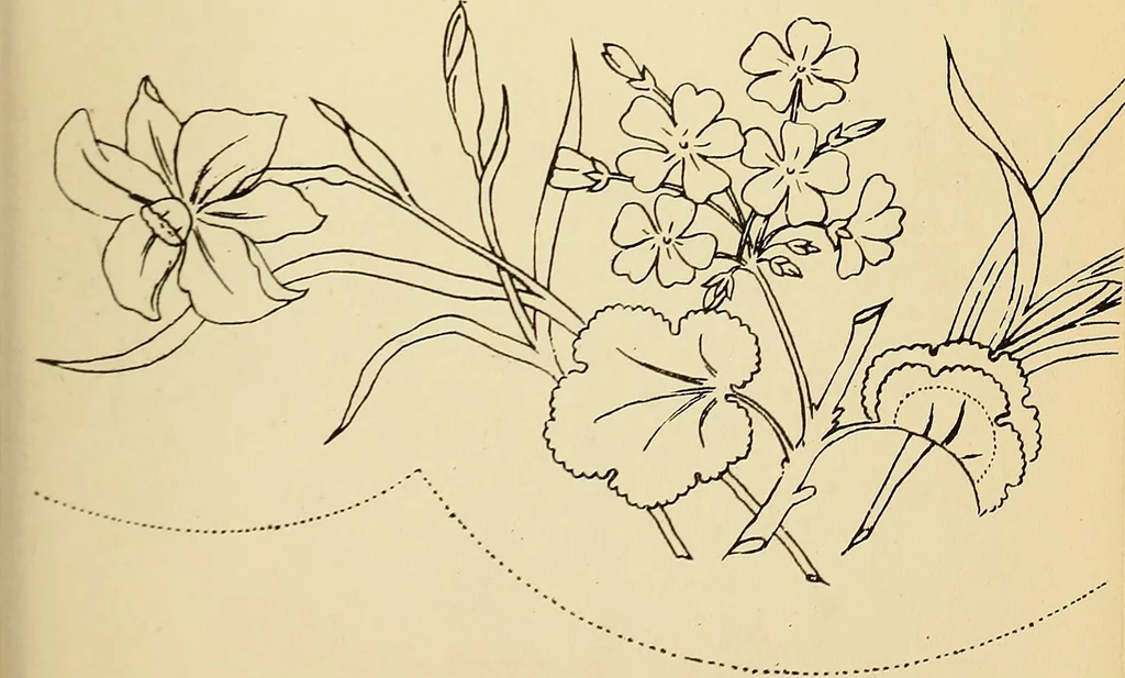 An illustration from Briggs' patent transferring designs, 1880, leaf 166