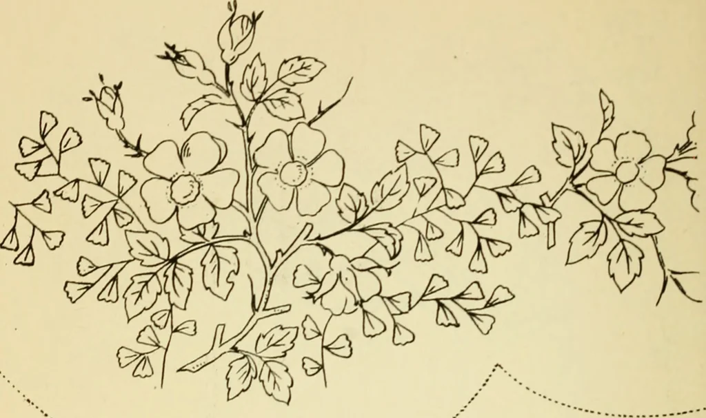 An illustration from Briggs' patent transferring designs, 1880, leaf 167
