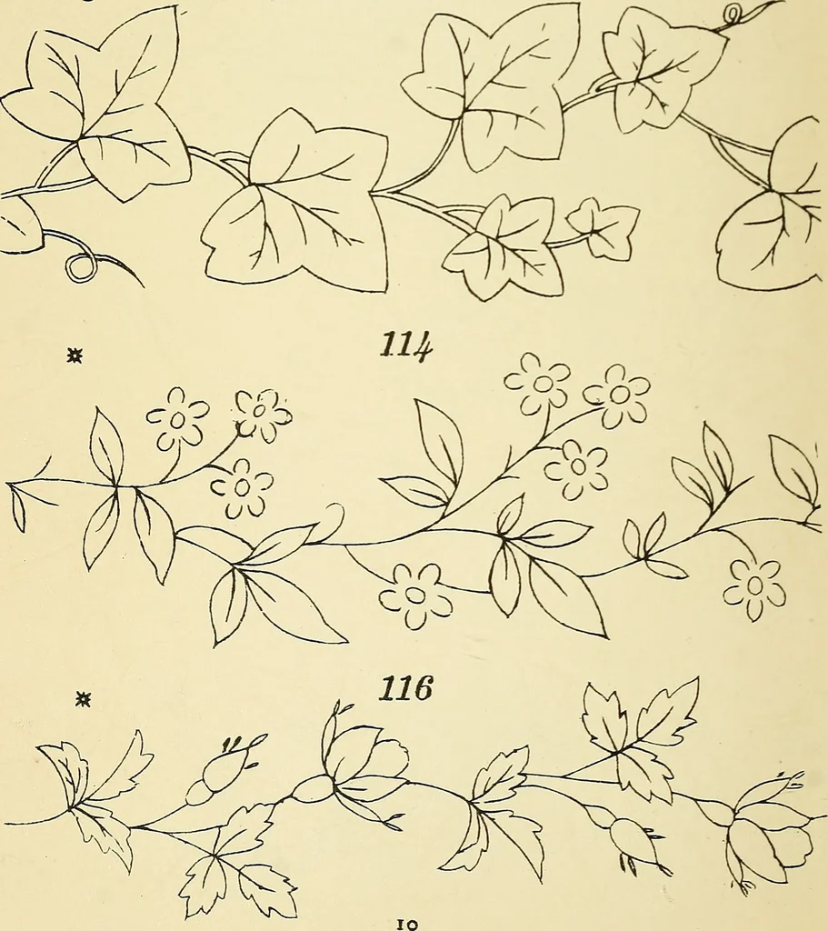 An illustration from Briggs' patent transferring designs, 1880, leaf 17