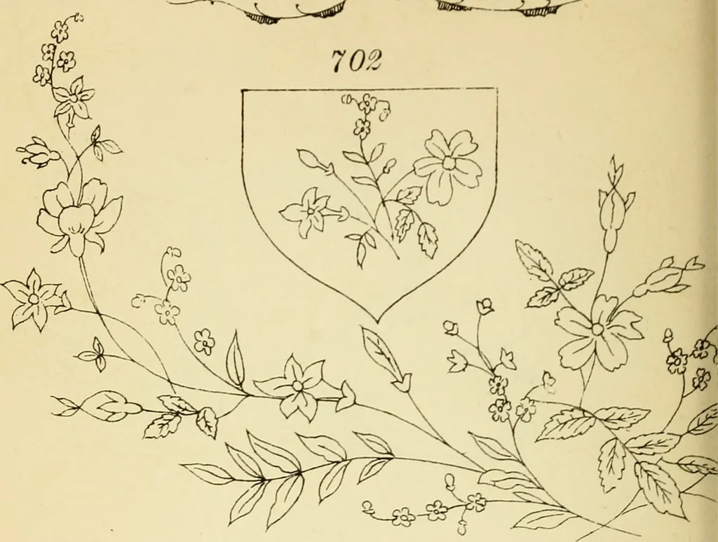 An illustration from Briggs' patent transferring designs, 1880, leaf 171