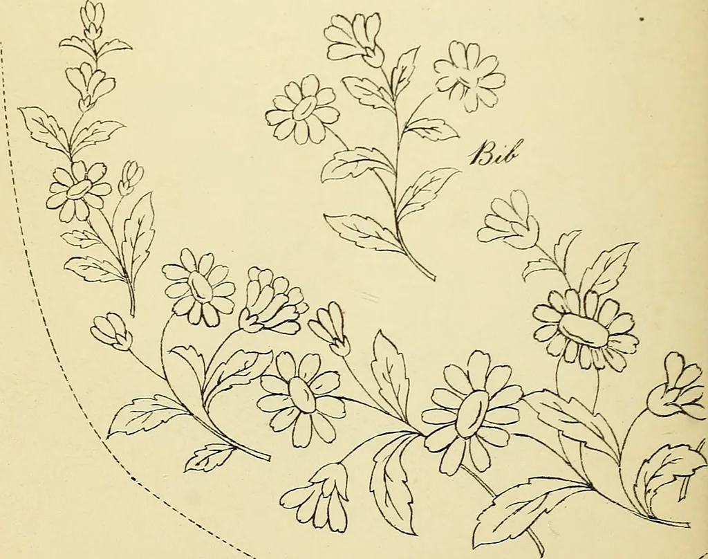 An illustration from Briggs' patent transferring designs, 1880, leaf 171