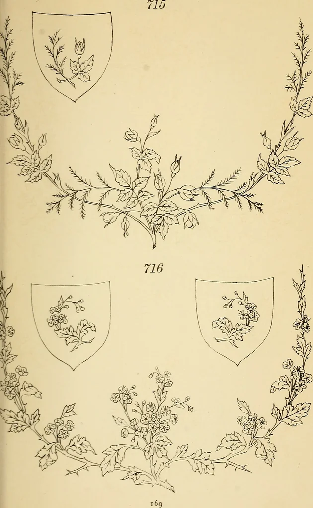 An illustration from Briggs' patent transferring designs, 1880, leaf 176