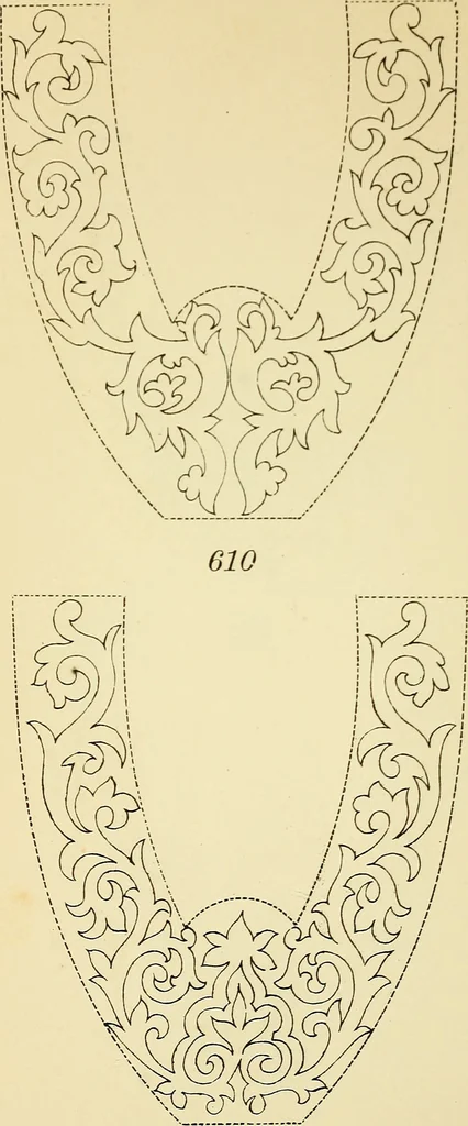 An illustration from Briggs' patent transferring designs, 1880, leaf 179