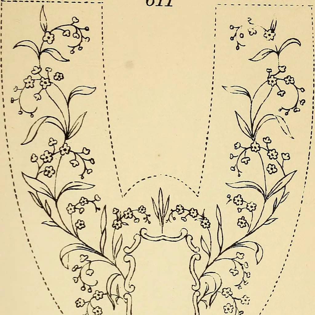 An illustration from Briggs' patent transferring designs, 1880, leaf 180