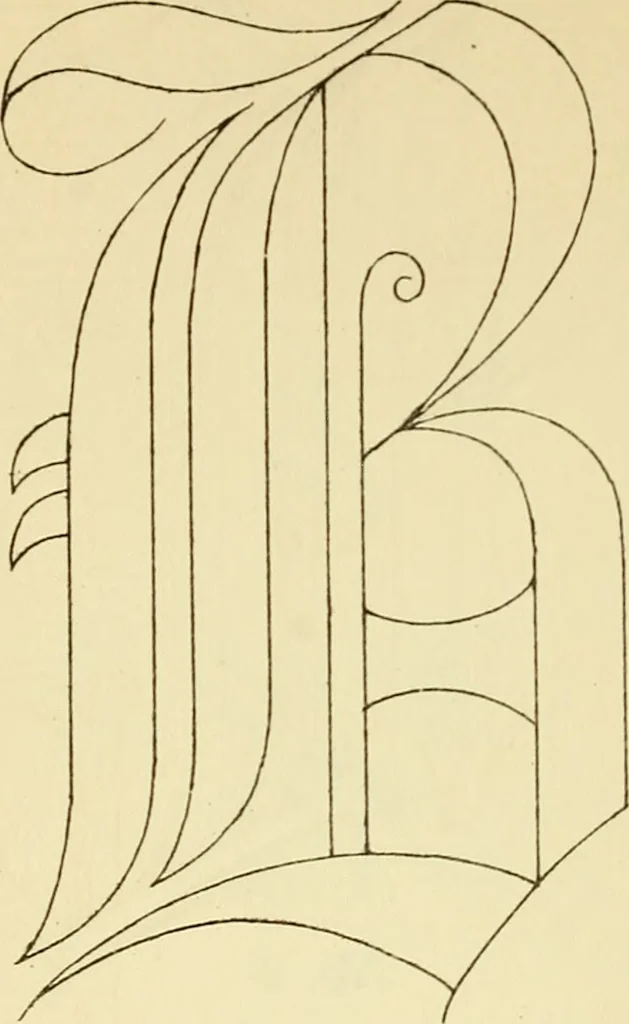 An illustration from Briggs' patent transferring designs, 1880, leaf 195
