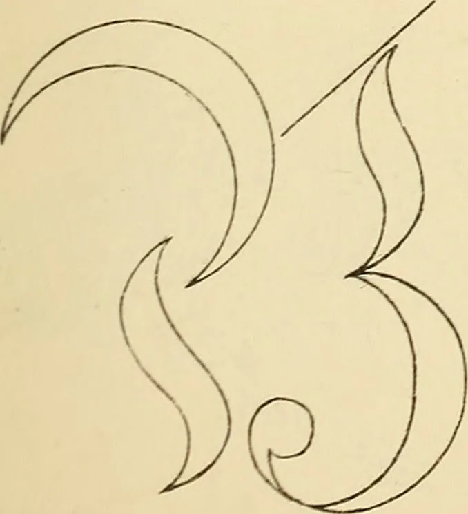 An illustration from Briggs' patent transferring designs, 1880, leaf 196