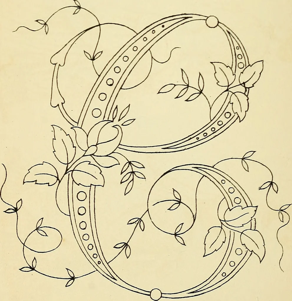 An illustration from Briggs' patent transferring designs, 1880, leaf 197