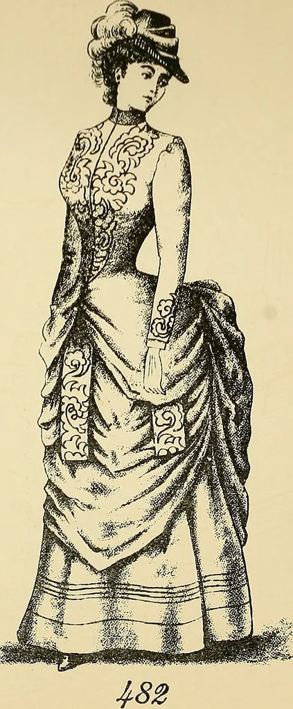 An illustration from Briggs' patent transferring designs, 1880, leaf 198
