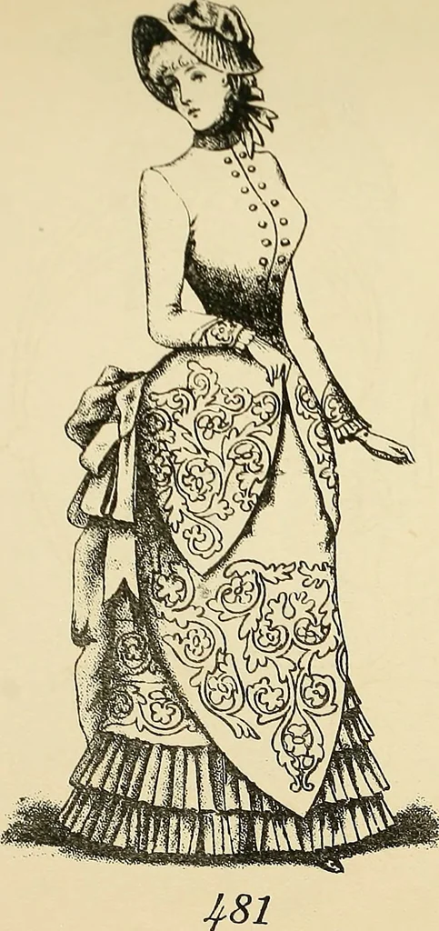 An illustration from Briggs' patent transferring designs, 1880, leaf 198