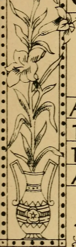 An illustration from Briggs' patent transferring designs, 1880, leaf 200