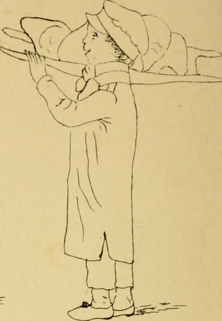 An illustration from Briggs' patent transferring designs, 1880, leaf 203