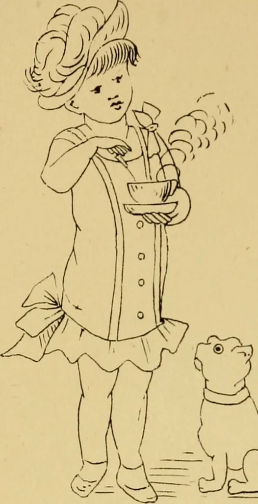 An illustration from Briggs' patent transferring designs, 1880, leaf 207
