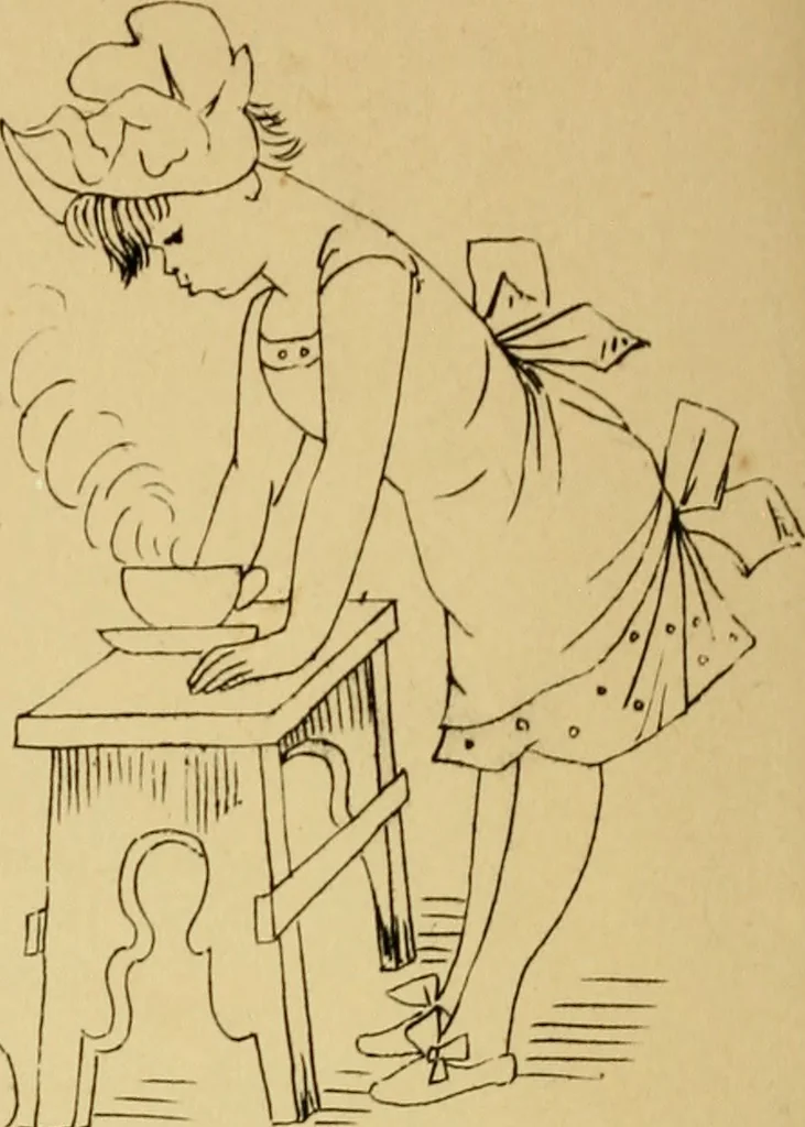 An illustration from Briggs' patent transferring designs, 1880, leaf 207